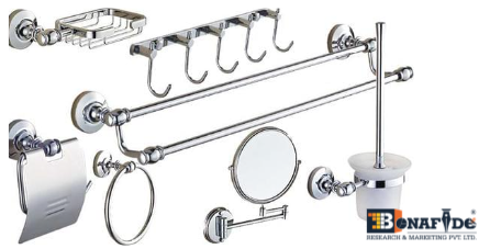 Bathroom fitting & accessories market grows worldwide as consumers prioritize hygiene, design aesthetics, and water-saving bathroom solutions.