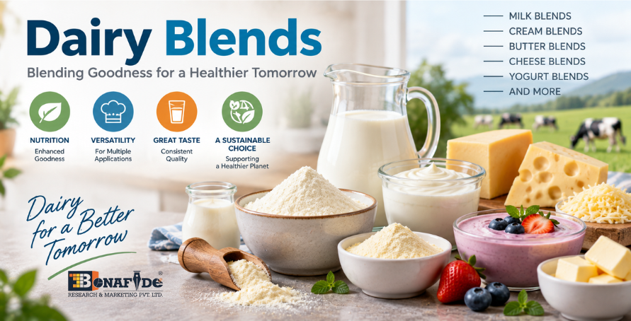 Growing Demand for Value-Added Dairy, Protein Nutrition, Product Customization, Convenient Formulations, and Modern Food Processing Drive the Global Dairy Blends Market.