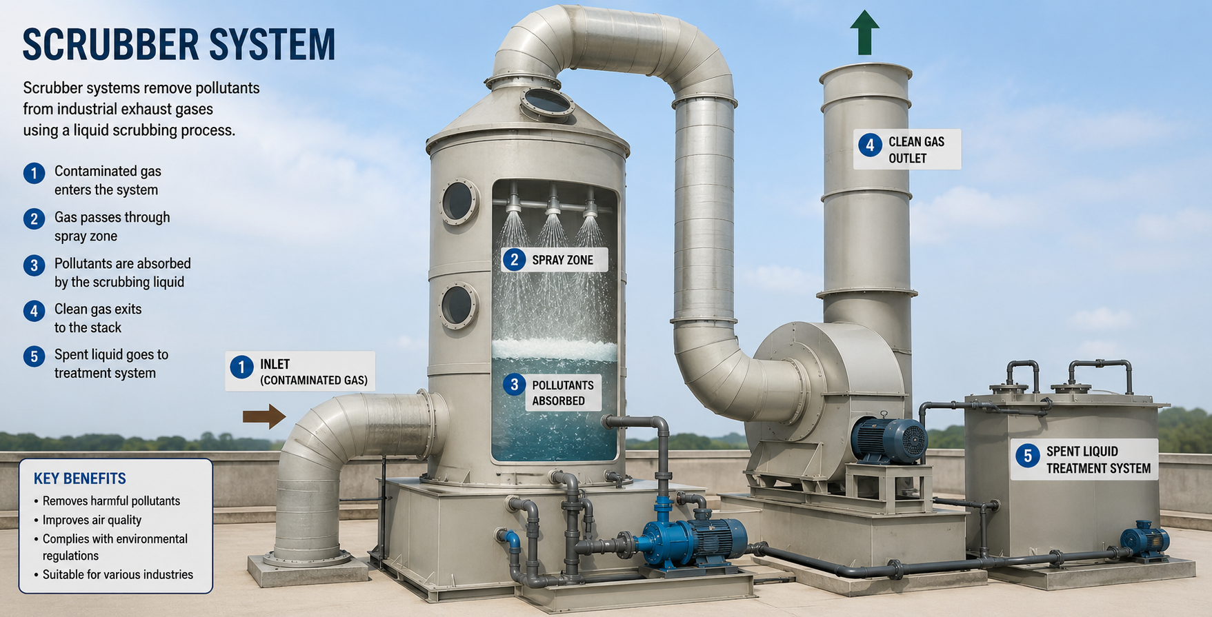 Marine Sector and Industrial Emission Regulations Drive Growth in Global Scrubber Systems Market with Increased Adoption across Power, Chemical, and Heavy Manufacturing Industries