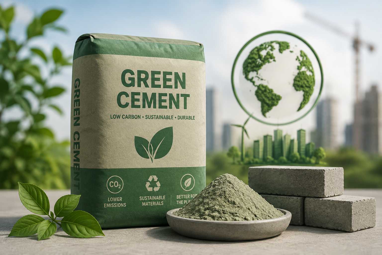 Green Cement Market: Building a Sustainable Future Through Low-Carbon Innovation