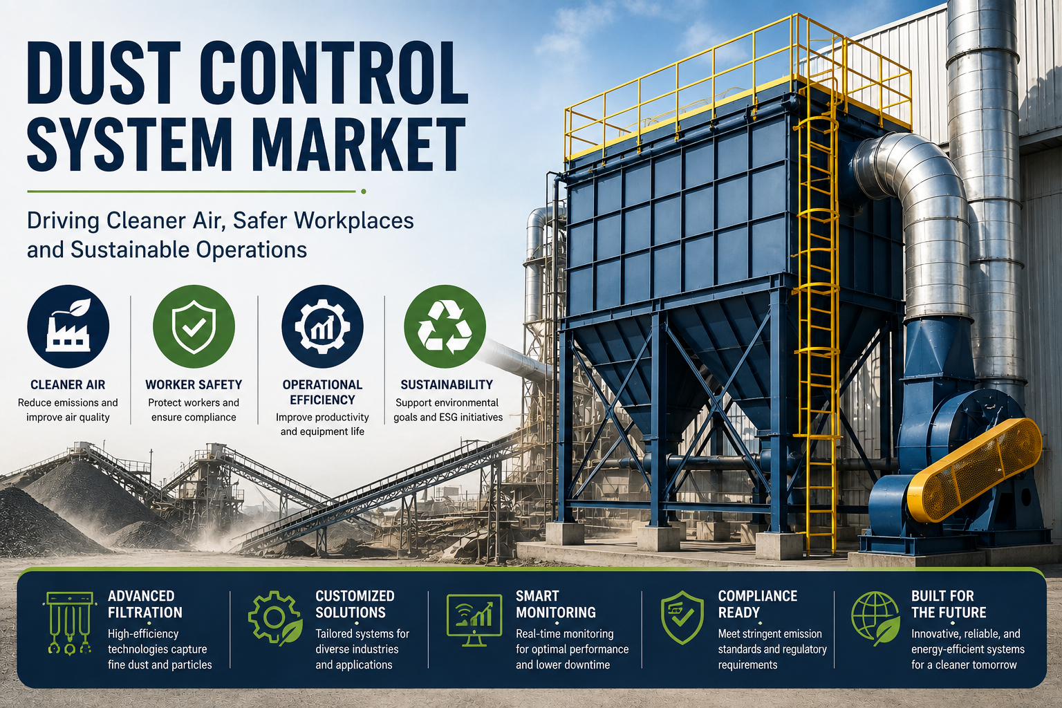 Dust Control Systems Market: Powering Clean Air Through Regulatory Compliance and Industrial Innovation