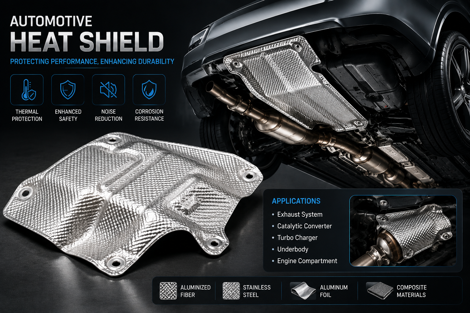 The Automotive heat shield market is evolving with the rise of electric mobility