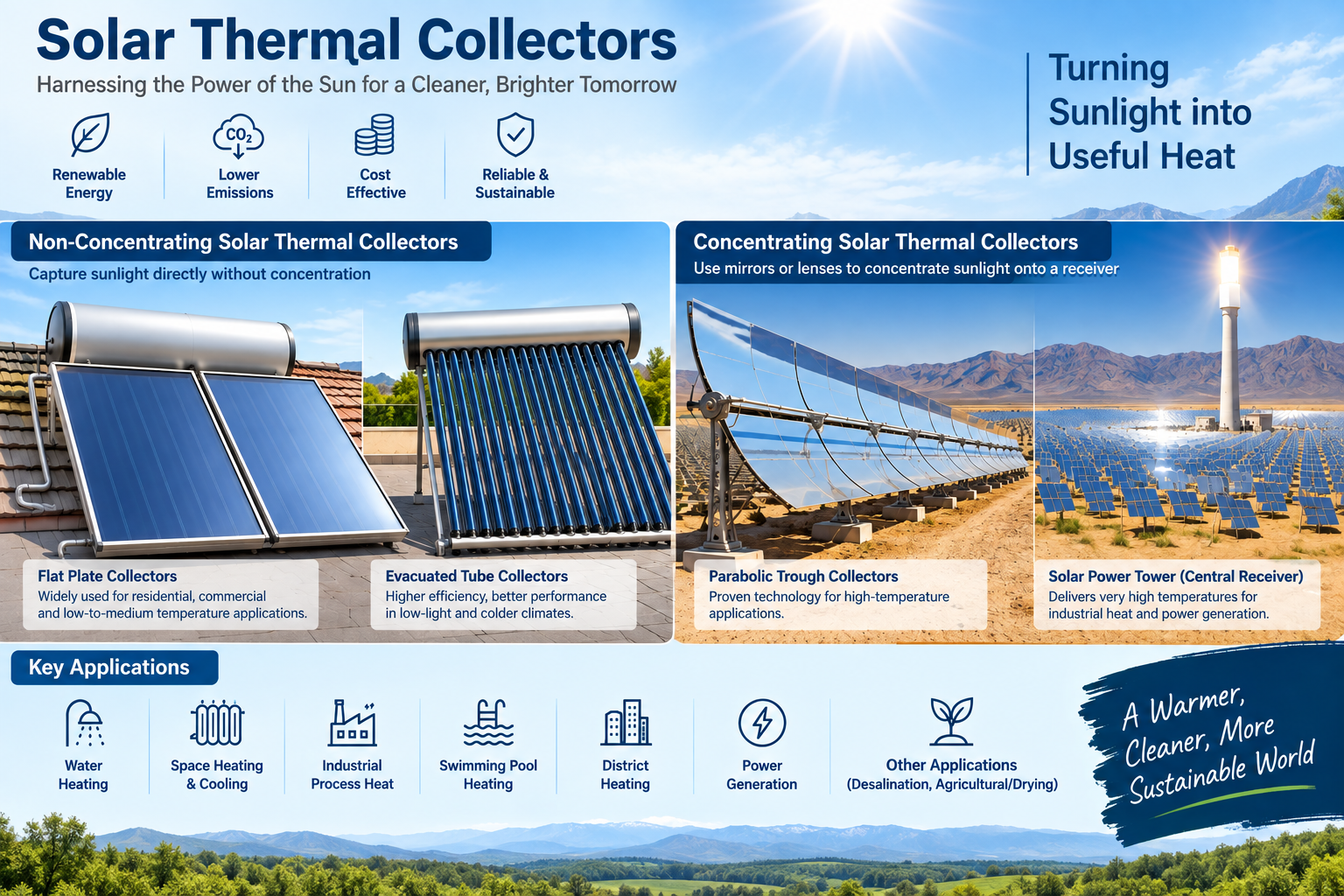 Solar Thermal Collectors: Powering the Heat Transition 