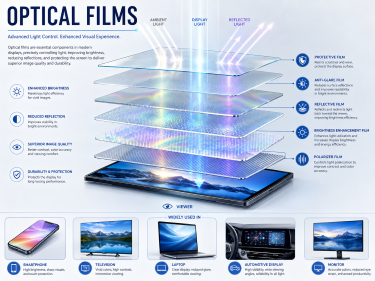 Top Six Companies Global Optical Films Market 