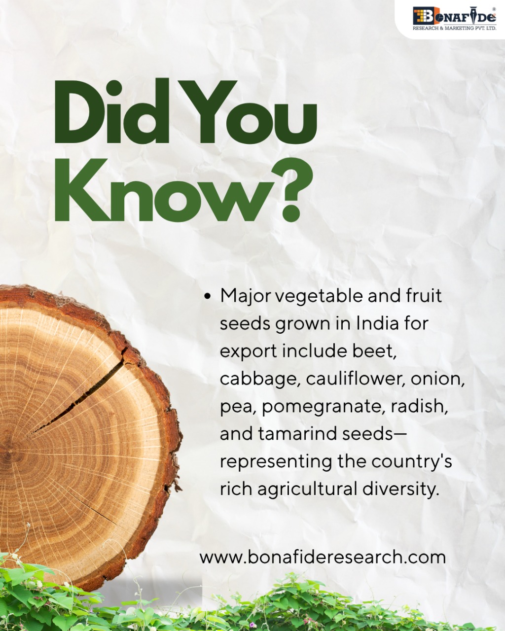 Facts on vegetables & Fruits
